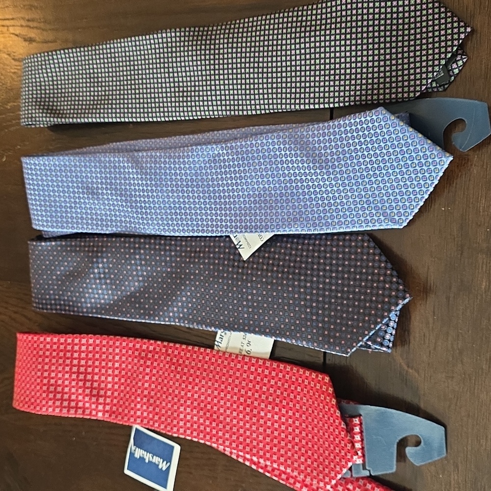 Cape Cod Red, Navy, Black and Blue Men's Ties